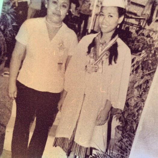 A throwback for us! During my high school graduation.